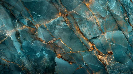 A stunning, teal marble background with delicate, golden accents, reminiscent of an ancient, weathered artifact