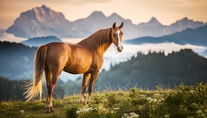 Obraz na płótnie Canvas Arabian Elegance: Stunning 8K Image of a Horse in Bavaria, Germany