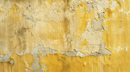 The background of the cement wall is light yellow