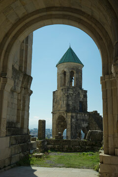 Exterior of Bagrati Christian Orthodox Cathedral, UNESCO World Heritage Site, in Kutaisi, Georgia, Central Asia, Asia