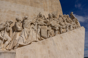 The Padrão dos Descobrimentos (Monument to the Discoveries) by river Tagus in Lisbon,Portugal