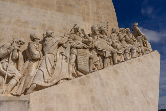 The Padrão dos Descobrimentos (Monument to the Discoveries) by river Tagus in Lisbon,Portugal