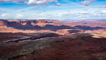 Beautiful valley in the Utah Canyonland park