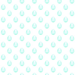 Aqua Easter Egg, Pattern Digital Paper
