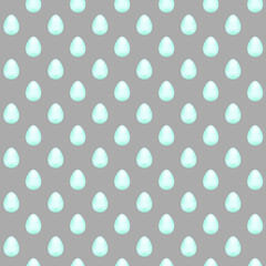 Aqua Easter Egg, Pattern Digital Paper