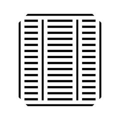 photovoltaic cells solar panel glyph icon vector. photovoltaic cells solar panel sign. isolated symbol illustration