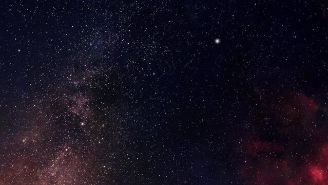 stars decorate the night sky 4k.