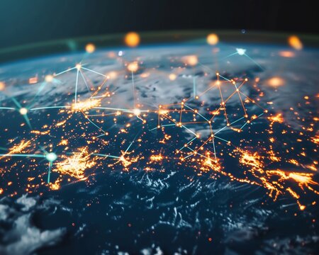 A strategic planning session on how to leverage blockchain technology for cross-border payments and investments