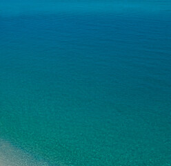 Blue turquoise sea water background.