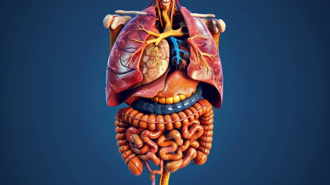 Vintage illustrations from Die Frau als Hausarztin 1911 showing the human thorax