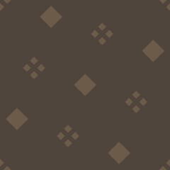 Abstract brown background with various-sized diamond shapes