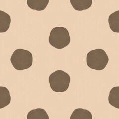 Brown and tan backdrop with dots