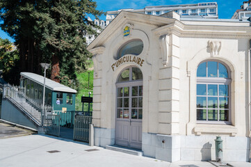 old funicular in pau