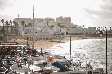 Cadiz seashore in Andalucia, Spain © Olga Angelucci