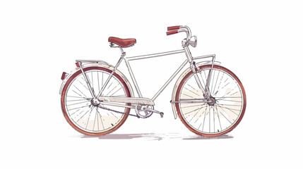 Fototapeta na wymiar Bike design over white background vector illustration