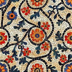 Ancient mosaic patterns