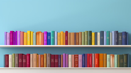 Books background, ideal for educational or literary themes