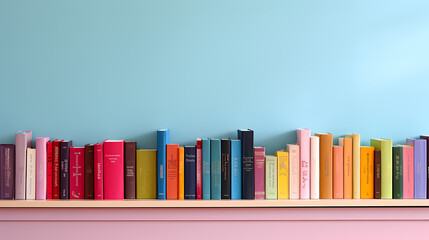 Books background, ideal for educational or literary themes