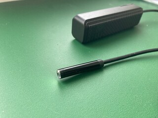 Probe endoscope video camera for examining bottlenecks