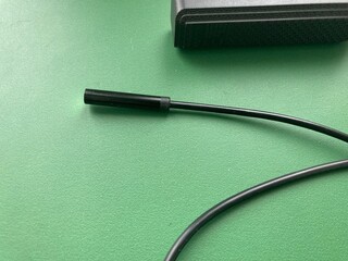 Probe endoscope video camera for examining bottlenecks