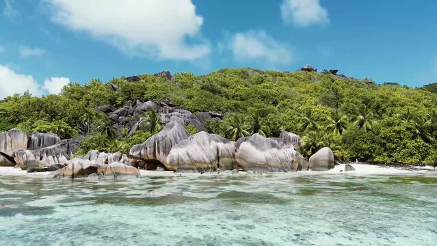 La Digue Seychelles Anse source d'argent