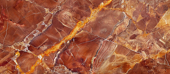 Rich auburn marble texture with deep red and brown veins, perfect for a warm and inviting atmosphere - obrazy, fototapety, plakaty