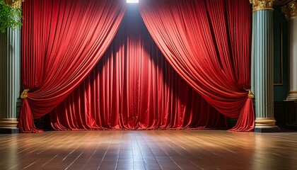 Theatrical Prelude: Anticipation Unfolds on an Empty Stage