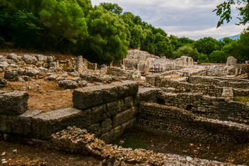 Butrint archeological park in Albania