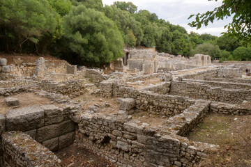 Butrint archeological park in Albania
