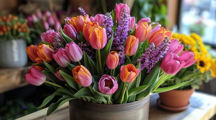 Spring floral arrangement 