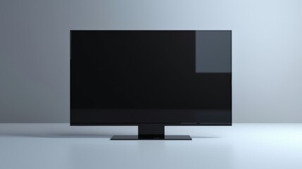 Flat screen 4K TV with LCD or OLED, a realistic illustration of a plasma screen, a white blank HD monitor mockup, and a modern video panel black flatscreen with clipping paths.