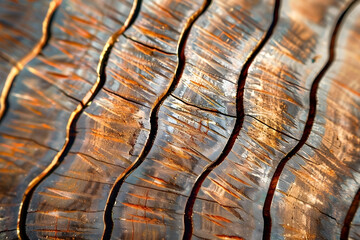 Tree trunk cut. Abstract texture. Tree rings texture background. View from above.