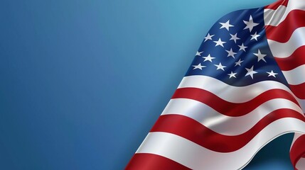 American Flag Close Up for Memorial Day or 4th of July. Memorial Day. Veterans day. USA...