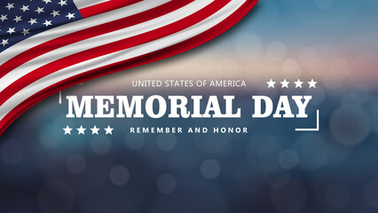 Fototapeta premium Memorial Day USA