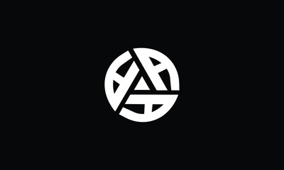 Alphabet letters monogram icon logo AAA