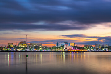 Bradenton, Florida, USA Downtown on the Manatee River