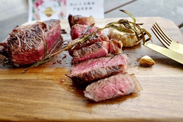 fresh meat with perfect cuts