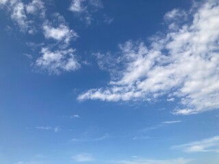blue sky with clouds