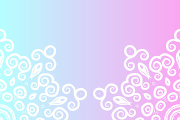 Simple colourful line art pattern of indonesian culture traditional tenun batik ethnic dayak ornament 