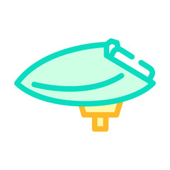 hopper paintball game color icon vector. hopper paintball game sign. isolated symbol illustration