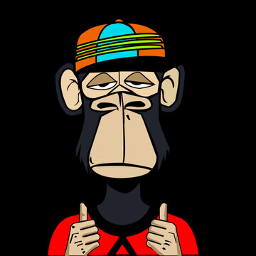 Monkey clip art of illusratoe image