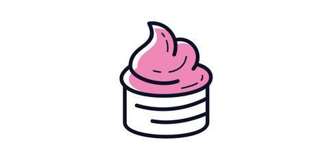 creative ice cream logo design, logo design template, icon, vector, symbol, creative idea.
