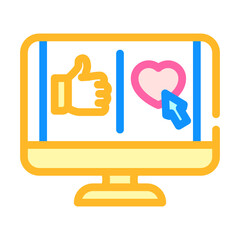 microinteractions ux ui design color icon vector. microinteractions ux ui design sign. isolated symbol illustration