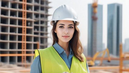 female construction worker