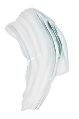 smear of transparent blue cosmetic gel. On an empty background. PNG