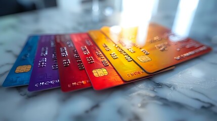 High-End Financial Representation: Symbolic Gradient Credit Cards