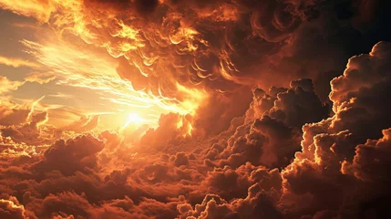 Foto op Canvas heaven and hell in sky © ProArt Studios