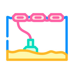 wave energy generation tidal color icon vector. wave energy generation tidal sign. isolated symbol illustration