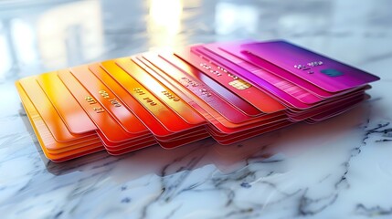 Modern Financial Services: Contemporary Eye-Catching Credit Cards