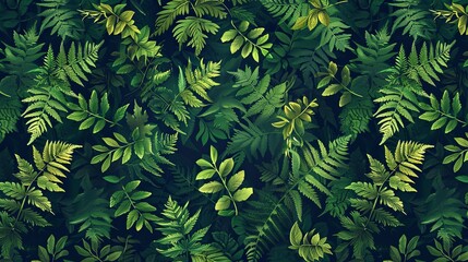 green leaves background